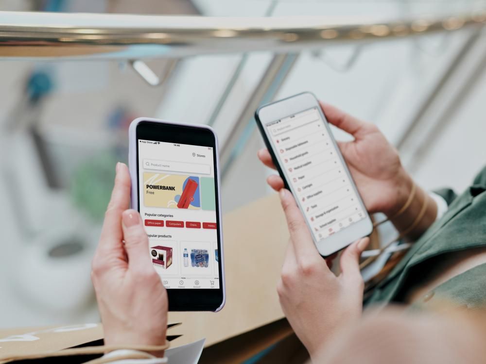 An SAP Commerce-integrated mobile app for a retail chain